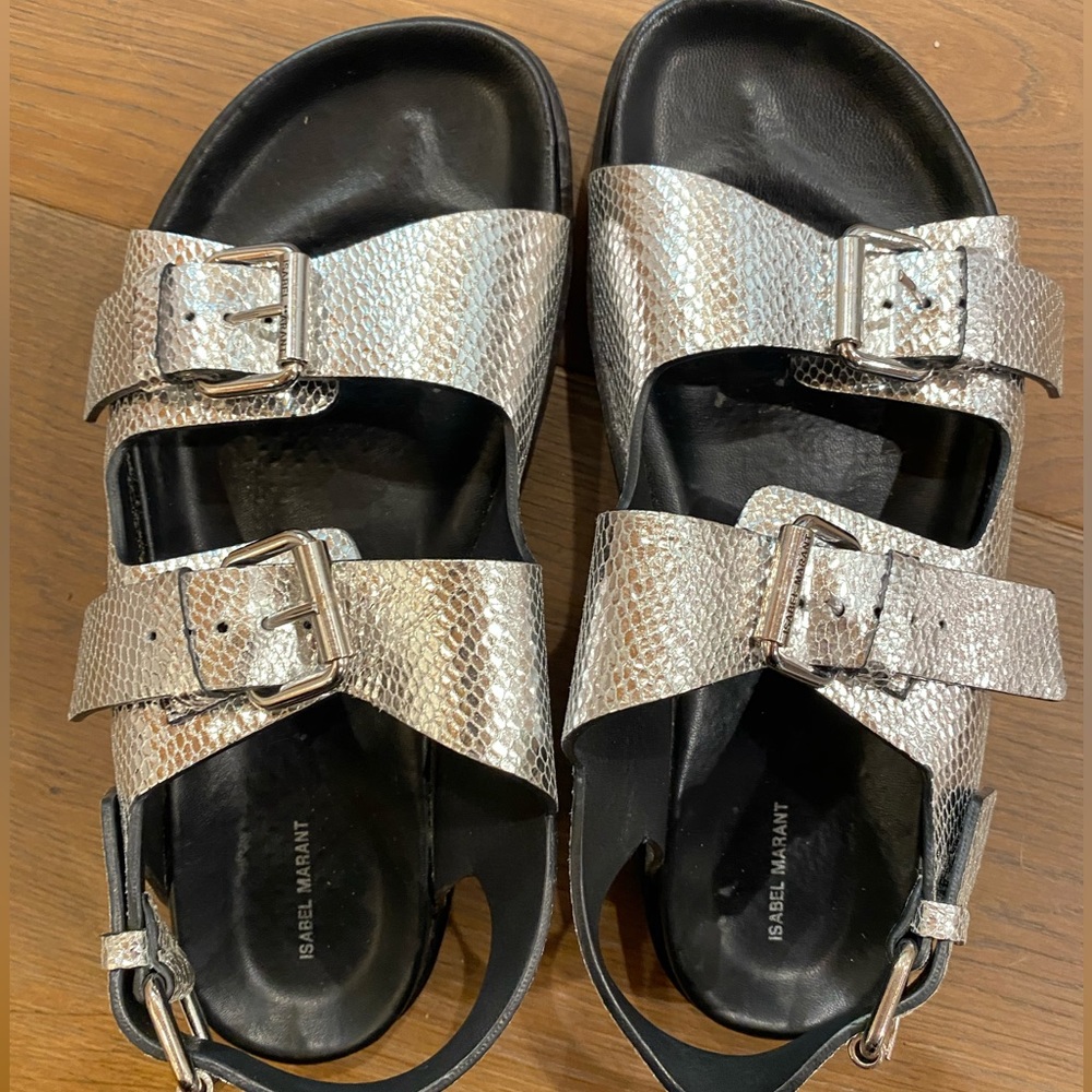 Isabel Marant Silver Sandals - Picture 6 of 8